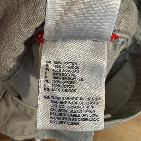 The North Face Women's 6 inch Khaki Tan Cotton Hiking Shorts Size 16 - Picture 8 of 8